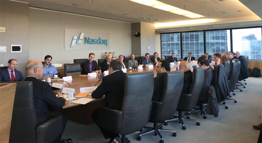 AI Pioneers meeting at Nasdaq HQ 2018